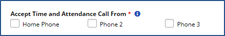 Accept Time and Attendance Call